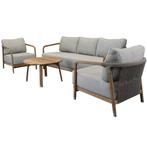 Potato head stoel bank loungeset 4 delig teak, Tuin en Terras, Ophalen of Verzenden, Nieuw, Teakhout