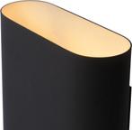 Lucide OVALIS Wandlamp - 2xE14 - Zwart, Ophalen of Verzenden, Zo goed als nieuw