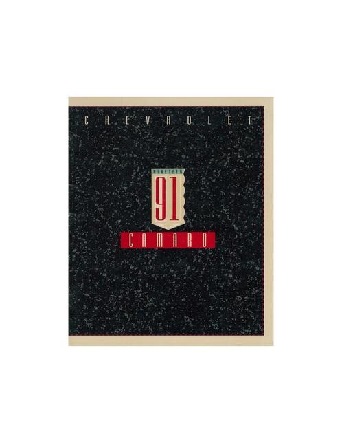 1991 CHEVROLET CAMARO BROCHURE ENGELS, Boeken, Auto's | Folders en Tijdschriften, Chevrolet