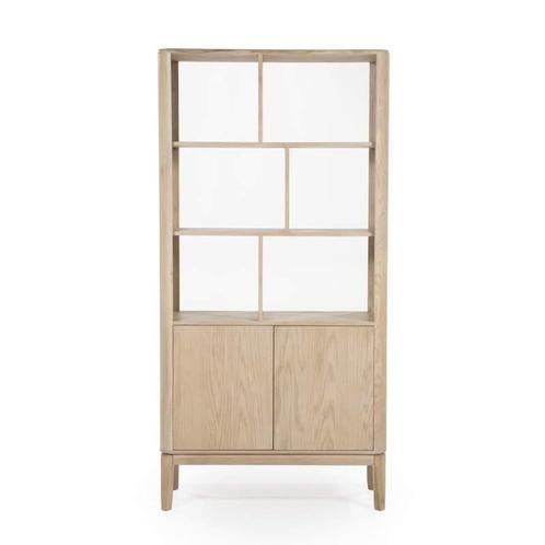 Boekenkast Harvey - Naturel - 96132 - bergkasten, Huis en Inrichting, Kasten | Buffetkasten, Nieuw, Overige materialen