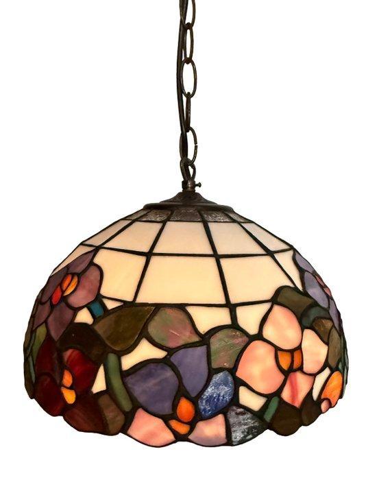 Lamp - Glas-in-lood - Tiffany-stijl hanglamp, Antiek en Kunst, Curiosa en Brocante