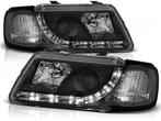 Koplampen Audi A3 8L 96-00 Echter DRL LED Zwart, Ophalen of Verzenden, Nieuw