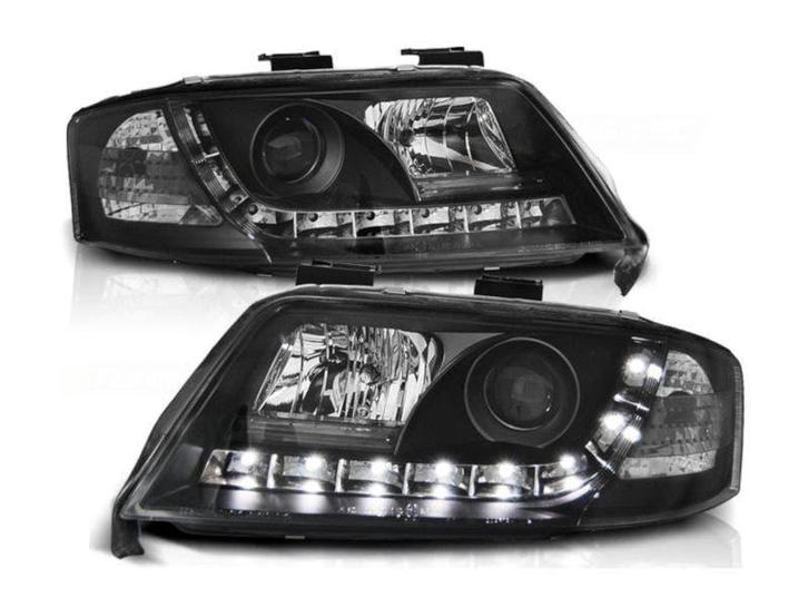 Koplamp units LED dagrijverlichting Black geschikt voor Audi, Auto-onderdelen, Verlichting, Nieuw, Audi, Verzenden