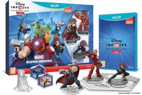 Disney Infinity 2.0: Marvel Super Heroes Starter Pack - Wii, Spelcomputers en Games, Games | Nintendo Wii U, 1 speler, Zo goed als nieuw