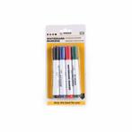 Benson Whiteboard markers - 2-2.5 mm - 4 kleuren - droog..., Ophalen of Verzenden, Nieuw
