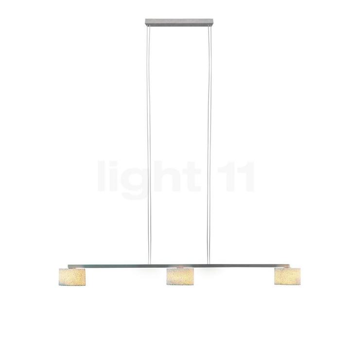 Serien Lighting Reef Bar Hanglamp 3-lichts, aluminium gebors, Huis en Inrichting, Lampen | Hanglampen, Nieuw, Verzenden