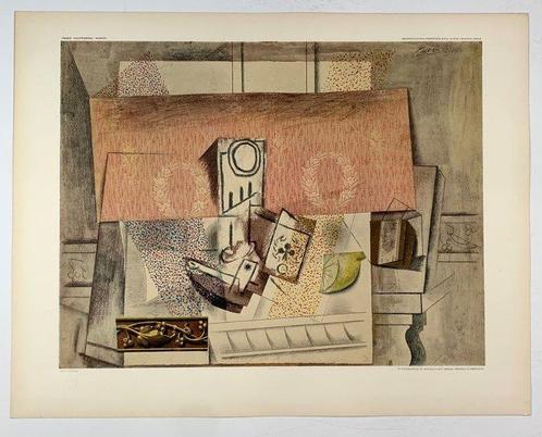 Pablo Picasso (1881-1973) - Still life with red wallpaper -, Antiek en Kunst, Kunst | Tekeningen en Foto's