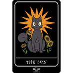 Small Tin Sign - Spooky Cat Tarot The Sun, Ophalen of Verzenden, Nieuw