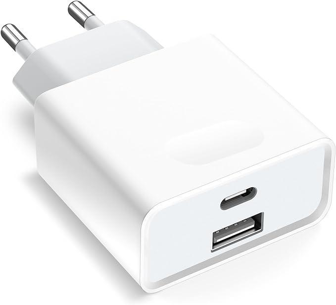 USB-C en USB Snellader - Power Adapter, Telecommunicatie, Mobiele telefoons | Telefoon-opladers, Nieuw, Verzenden