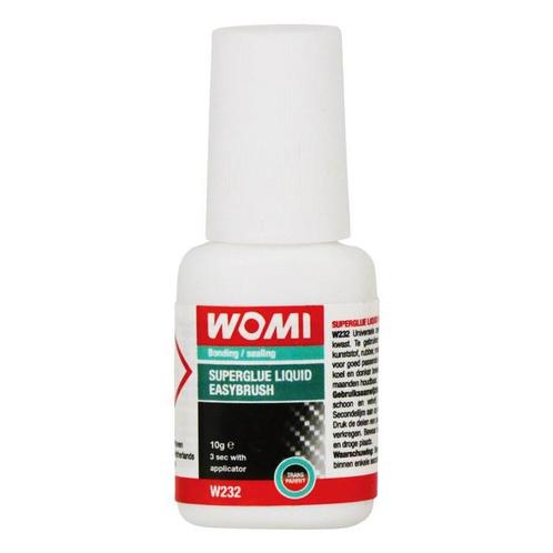 Womi W232 Superglue Liquid Easybrush Transparant 10g, Auto diversen, Onderhoudsmiddelen, Verzenden