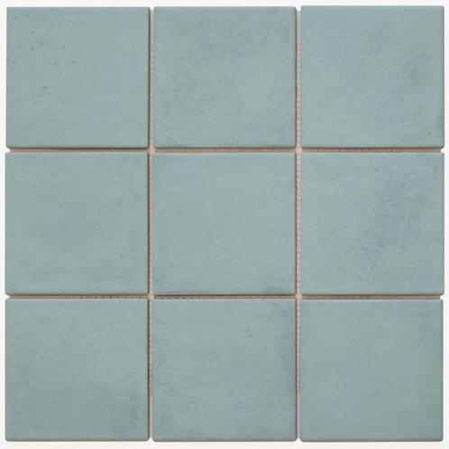 Mozaiek Tegel Kasba 29,7x29,7 cm Mat Turquoise (Prijs per, Doe-het-zelf en Verbouw, Sanitair, Ophalen of Verzenden