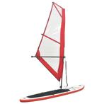 vidaXL Stand-up paddleboard opblaasbaar met zeilset rood en, Nieuw, Verzenden