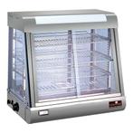 Warmhoudvitrine zilver | (H)66x(B)69x(D)44, Verzenden, Nieuw in verpakking