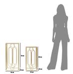 PLANTENHOUDER ARTY SET 2 STUKS CM 34X34X70-29X29X60, Huis en Inrichting, Woonaccessoires | Vazen, Ophalen of Verzenden, Nieuw