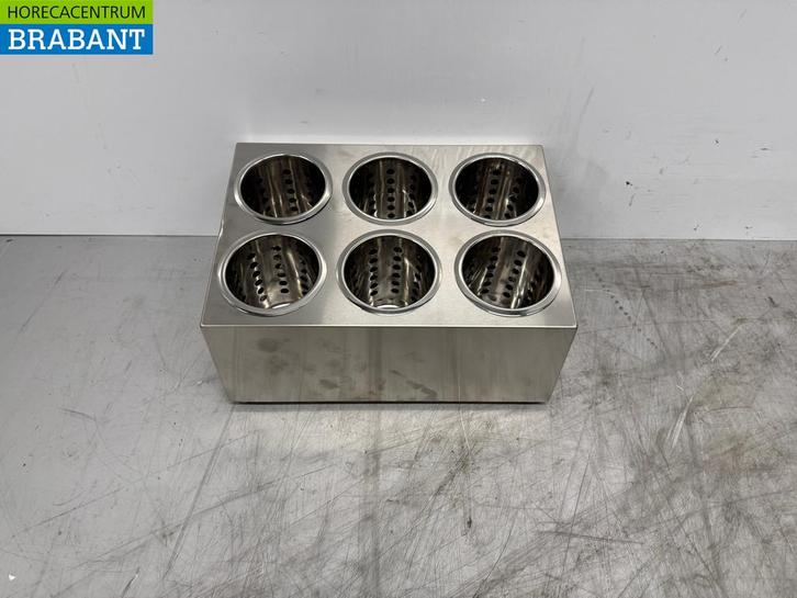 RVS Bestekbak Bestekuitgifte unit, inclusief zes, Zakelijke goederen, Horeca | Keukenapparatuur, Nieuw zonder verpakking, Ophalen of Verzenden