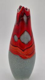 Vaas - H. 33 cm - Glas - Lava Flow, Antiek en Kunst, Antiek | Glas en Kristal