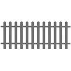 Hek 200x80 HKC - Grijs | Retourdeal | 40% Korting (tuinhek), Ophalen of Verzenden, Nieuw, Kunststof, Tuinhek