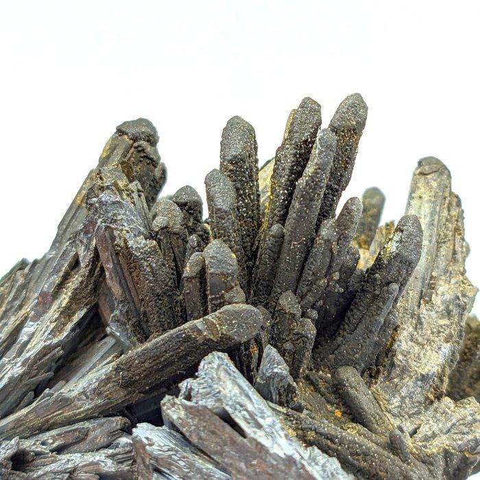 SPADE van ANTIMONIET, IRIDESCENT in BLOUW, Roemenië, Verzamelen, Mineralen en Fossielen