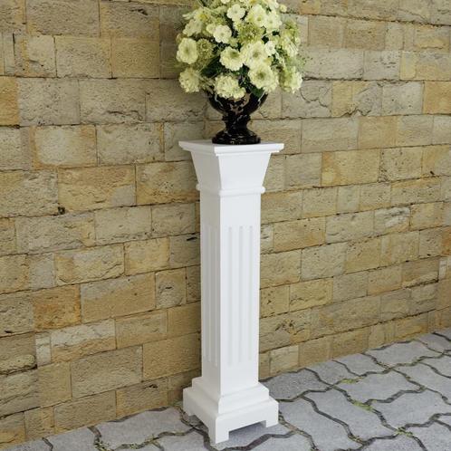 vidaXL Plantenstandaard klassieke zuil MDF, Tuin en Terras, Overige Tuin en Terras, Nieuw, Verzenden