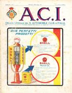 1928 A.C.I. (ORGANO UFFICIALE DELLAUTOMOBILE CLUB, Nieuw, Author
