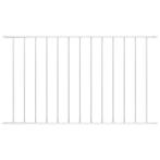 vidaXL Schuttingpaneel gepoedercoat staal 1,63x1,25 m wit, Tuin en Terras, Verzenden, Nieuw, IJzer