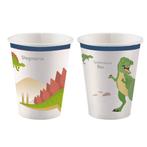 Dinosaurus Bekers Karton 200ml 8st, Verzenden, Nieuw
