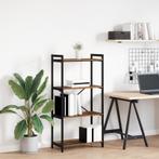 vidaXL Boekenkast Oud hout 60 x 30 x 118 cm Hout en Staal, Huis en Inrichting, Kasten | Boekenkasten, Minder dan 50 cm, Verzenden