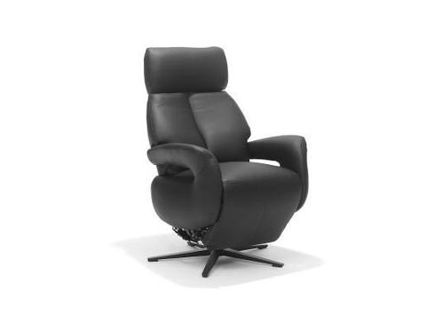 Nieuwe Sta op stoel met showroomkorting, garantie ECHT LEER, Huis en Inrichting, Fauteuils, 50 tot 75 cm, Minder dan 75 cm, Nieuw