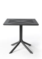 Nardi tuintafel Clip X70 van glasvezel - Antraciet, Tuin en Terras, Ophalen of Verzenden, Nieuw
