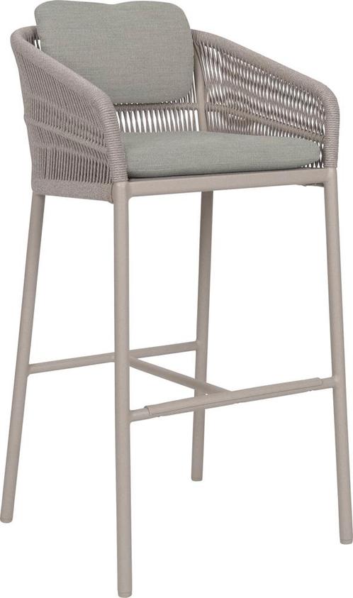 Stern nJella barkruk aluminium/koord inclusief kussenset -, Huis en Inrichting, Krukjes, Ophalen of Verzenden