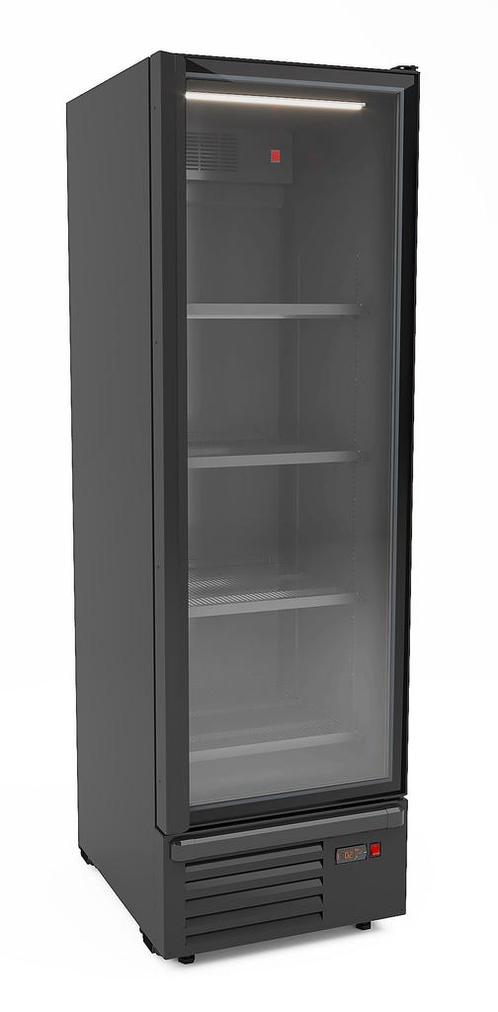 Koelkast Met 1 Glasdeur Zwart | 550L | +1°c Tot +7°c, Witgoed en Apparatuur, Koelkasten en IJskasten, Ophalen of Verzenden