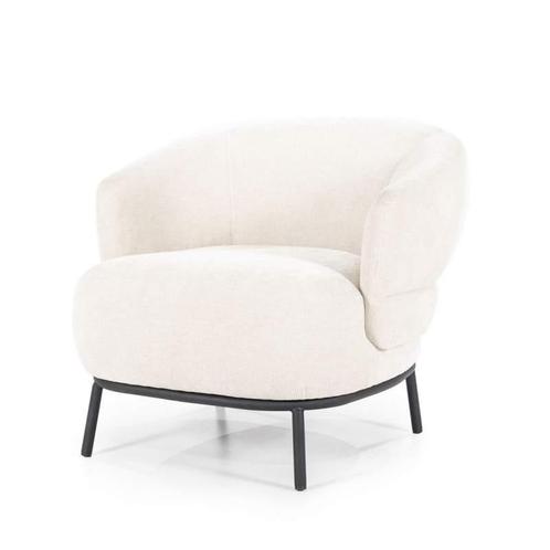 Fauteuil David -Beige Safari - 95896 - fauteuils, Huis en Inrichting, Stoelen, Nieuw, Overige materialen