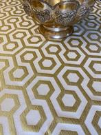 san leucio - luxe art deco bamboe gouden damast tafelkleed -