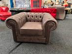 Chesterfield Maarssen TopDeal  Taupe Chesterfield Fauteuil, Ophalen, Zo goed als nieuw, CHESTERFIELD