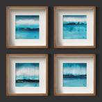 Noelia Correa Art - 4 Paintings Vikar, Antiek en Kunst