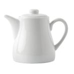 Theepotten | WHITEWARE | Porselein | Wit | 50cl | 4 Stuks |, Verzenden, Nieuw in verpakking