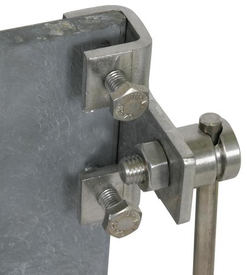 Dehn Klem StSt Horizontaal Type Voor Profielen Met KS, Doe-het-zelf en Verbouw, Elektra en Kabels, Overige typen, Nieuw, Verzenden