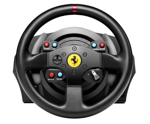 Thrustmaster T300 Ferrari inclusief pedalen, Spelcomputers en Games, Spelcomputers | Sony PlayStation Consoles | Accessoires, Refurbished