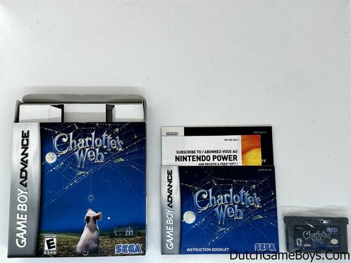 Gameboy Advance / GBA - Charlottes Web - USA, Spelcomputers en Games, Games | Nintendo Game Boy, Gebruikt, Verzenden