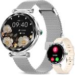 Fitonyo - smartwatch voor dames - zilverkleurig - hartslag, Sieraden, Tassen en Uiterlijk, Smartwatches, Verzenden, Nieuw