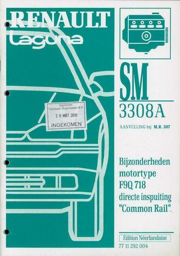 Renault Laguna I Werkplaatshandboek Nederlands 1995-2000 beschikbaar voor biedingen