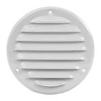 Europlast metalen ventilatierooster rond wit Ø 125mm - MR125, Ophalen of Verzenden, Nieuw