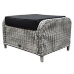 Toscane Bilbao voetenbank 60x74xH47 cm wit grijs, Tuin en Terras, Ophalen of Verzenden, Nieuw