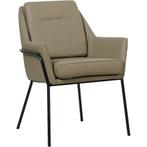 Leren eetkamerstoel Mix - Hermes Mocca (taupe/bruin) -, Huis en Inrichting, Stoelen, Ophalen of Verzenden, Nieuw, Leer, Bohemian, Industrieel, Modern, Scandinavisch