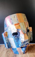 Handmade - Figuur - Aztec Death Mask - Steengoed, Glas,