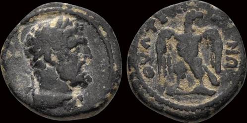 177-192ad Lydia Thyateira Time of Commodus Ae15 eagle Brons, Postzegels en Munten, Munten | Europa | Niet-Euromunten, Verzenden