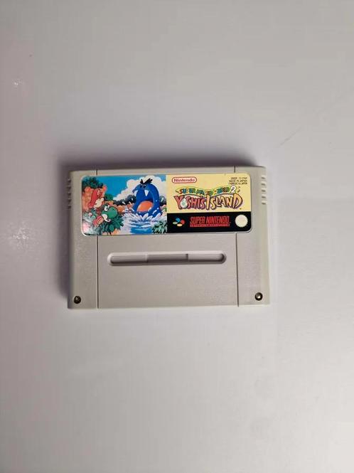 SNES - Super Mario World 2 Yoshis Island, Spelcomputers en Games, Games | Nintendo Super NES, Ophalen of Verzenden