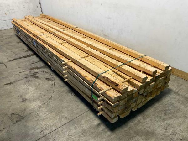 Veiling - 57x Vuren balk 500x9,8x5,8cm, Doe-het-zelf en Verbouw, Hout en Planken, Nieuw