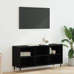 vidaXL TV-kast Zwart Eiken 103,5 x 30 x 50 cm Bewerkt hout, Minder dan 50 cm, Verzenden, Nieuw, Minder dan 100 cm