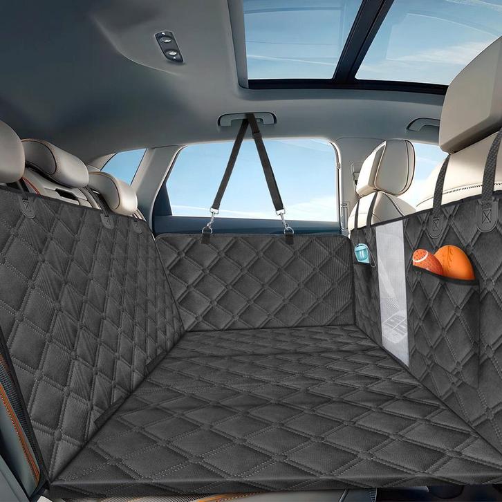 Hondendeken auto achterbank - hondenmat - 130x70 cm - Zwart, Dieren en Toebehoren, Honden-accessoires, Zo goed als nieuw, Verzenden